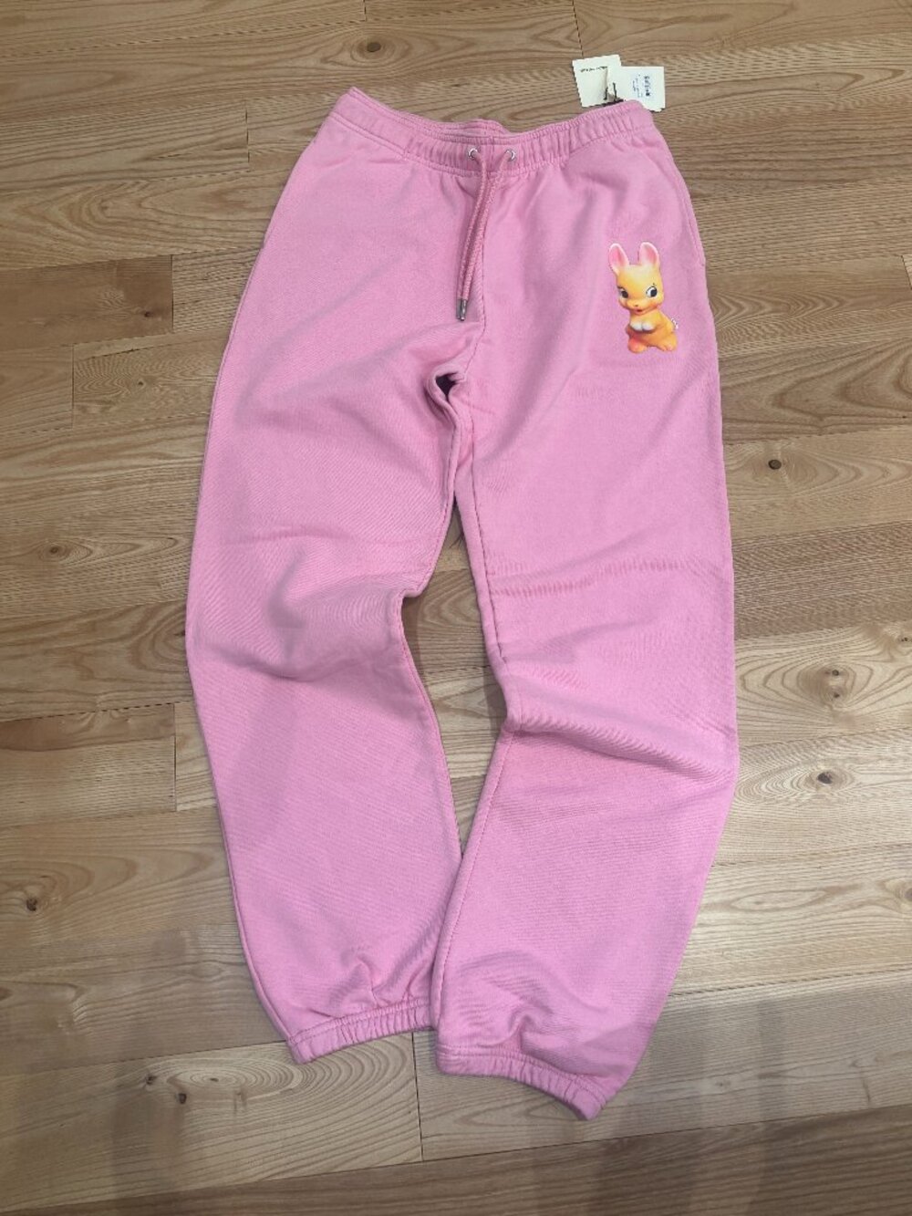 NWT Sandro Paris Pink Rabbit Joggers | Women's M
